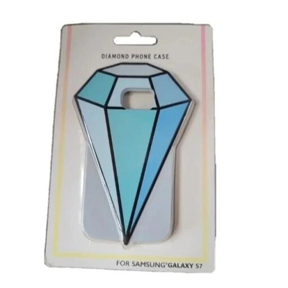 Celebrate Shop TwelveNYC 3D Diamond Phone Case Cover for Samsung Galaxy S7 New - Picture 1 of 4